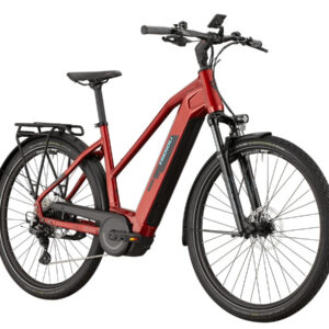 Trenoli TANARO CX SPORTIVO T silver magenta red glänzend 28" 750 Wh Trapez