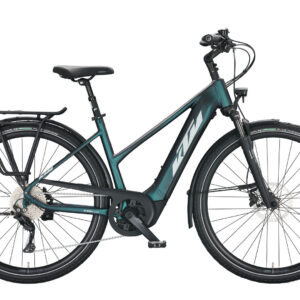 KTM MACINA TOUR CX 510 greenpurple-flip matt (silver+green) 28" 500 Wh Trapez