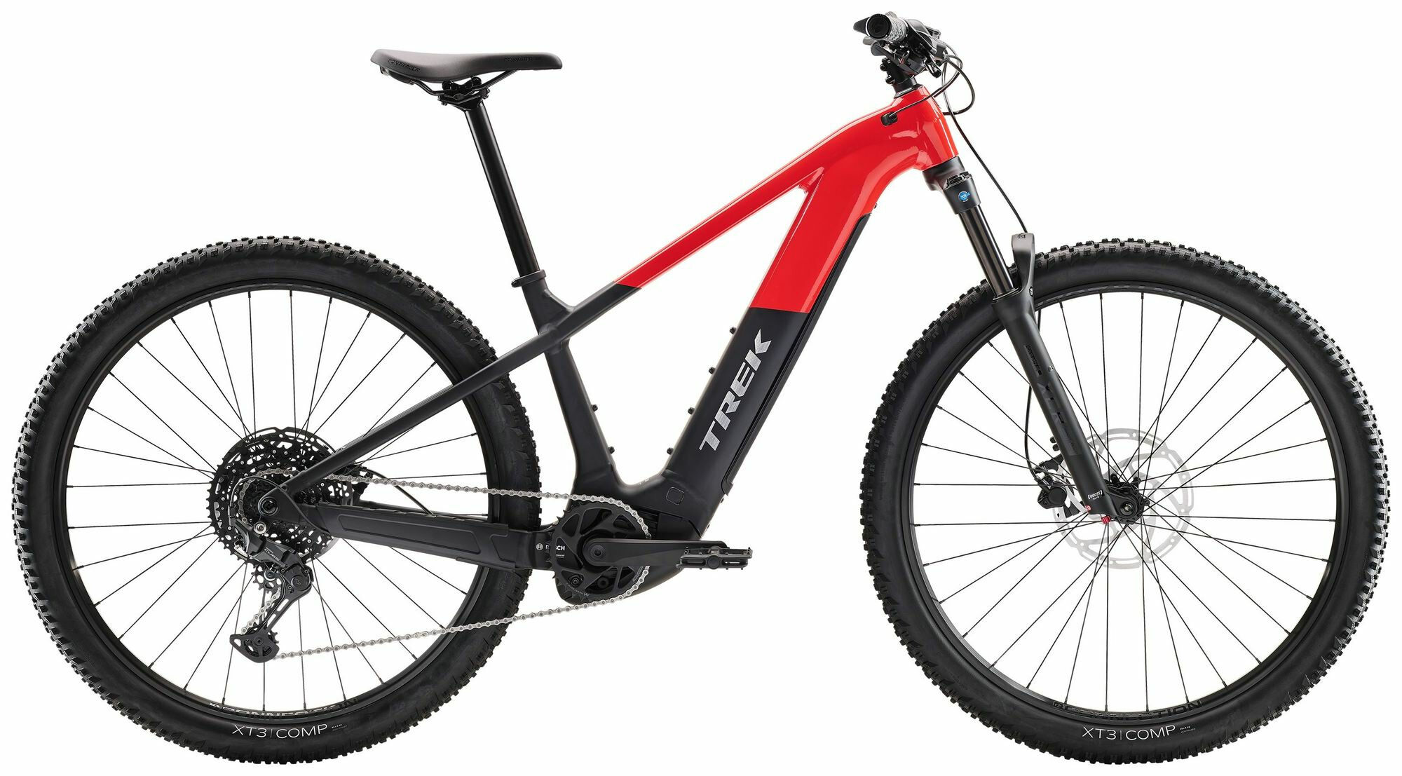 Trek POWERFLY+ 4 GEN 5 Gloss Radioactive Red/Matte Dark Star 29" 600 Wh Diamant