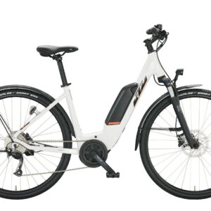 KTM MACINA CROSS P510 STREET white (black+orange) 28" 500 Wh Wave