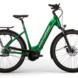 Corratec E-POWER TREKKING 28 P6 8S WAVE Grün/Silber 28" 625 Wh Wave