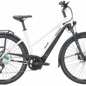 Pegasus Premio EVO 10 Lite metallic off white 28" 625 Wh Trapez