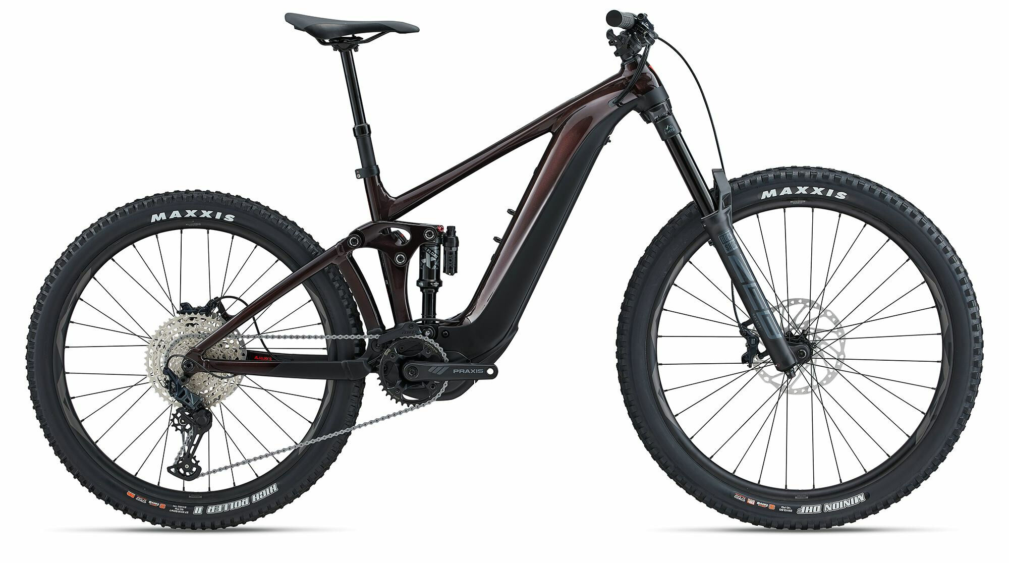 Giant REIGN E+ 2 | V1 Cordovan/Black Gloss-Matt 29"/27;5" 800 Wh Diamant