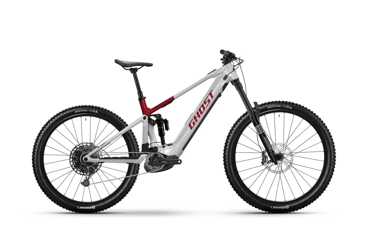 Ghost E-Riot CF Advanced Uni Misty Gray/Rebel Red 2025 L