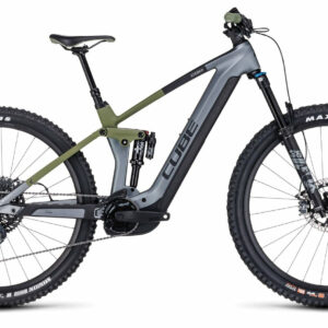 Cube STEREO HYBRID 140 HPC TM 750 flashgrey´n´olive 27;5" 750 Wh Diamant
