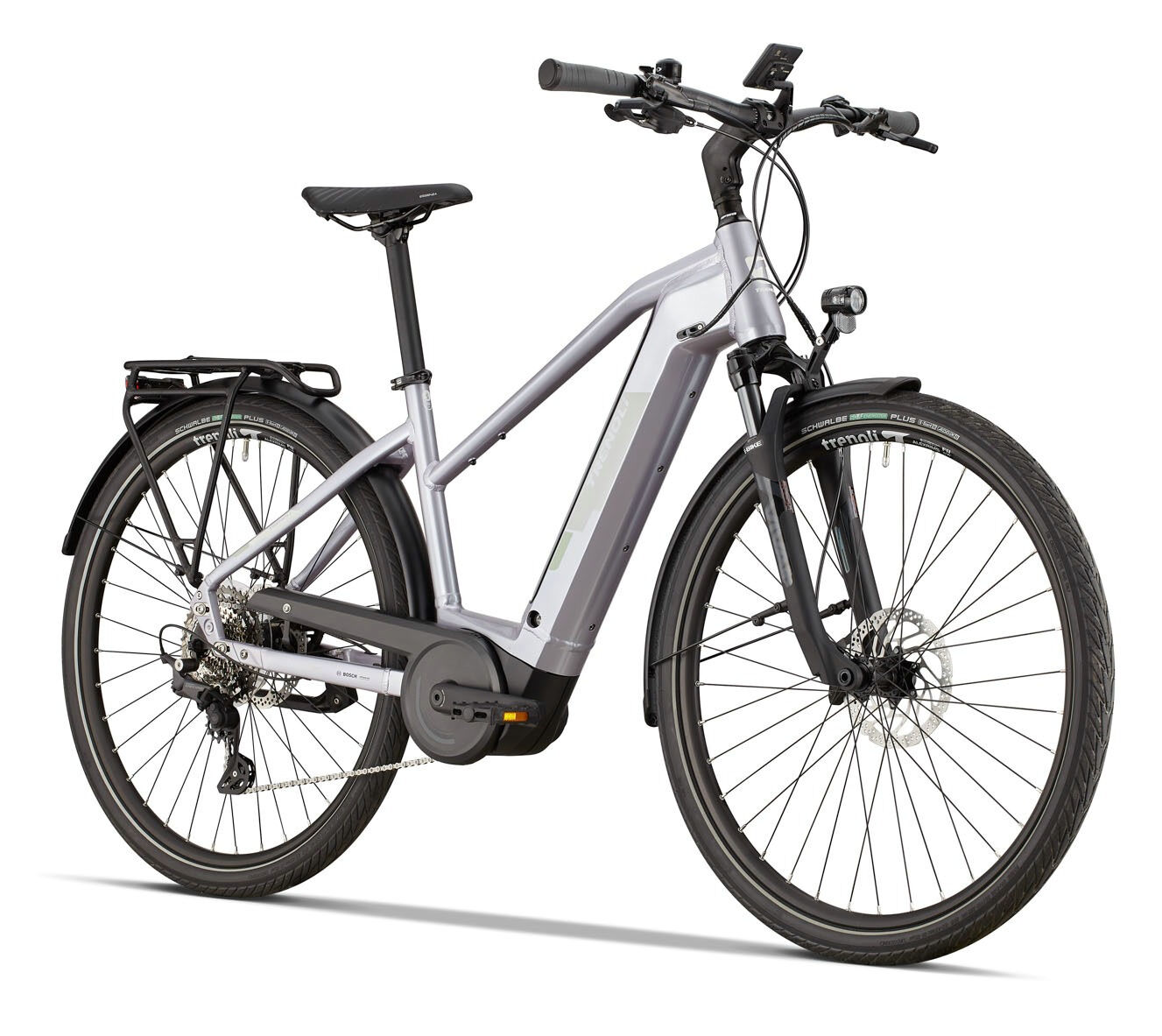 Trenoli TANARO SPORTIVO T PERFORMANCE lilac silver glänzend 28" 625 Wh Trapez