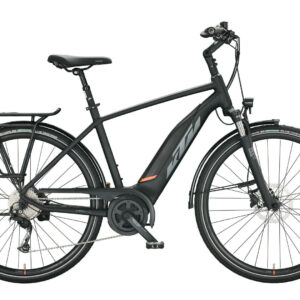 KTM MACINA FUN A510 black matt (grey+orange) 28" 500 Wh Diamant