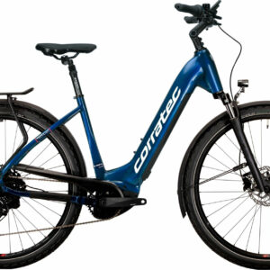 Corratec E-POWER TREKKING 28 CX6 12S Marine Blue/Neon Red/Silver 28" 625 Wh Wave