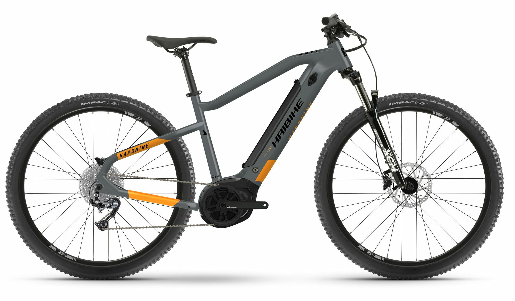 Haibike HARDNINE 4 cool grey/lava matte 29" 400 Wh Diamant