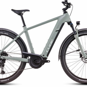 Cube NURIDE HYBRID PRO 800 ALLROAD pistachio´n´stonegrey 28" 800 Wh Diamant