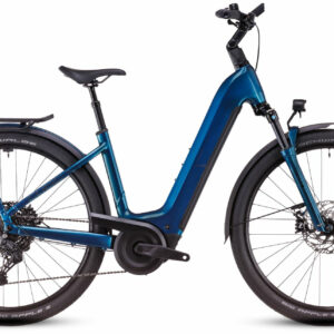 Cube KATHMANDU HYBRID EX 800 electricblue´n´chrome 28" 800 Wh Wave