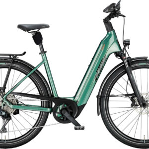 KTM MACINA STYLE 820 Di2 oxygen green (black+orange) 28" 800 Wh Wave