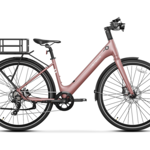 Heybike EC 1-ST - Hellrosa / mit Korb