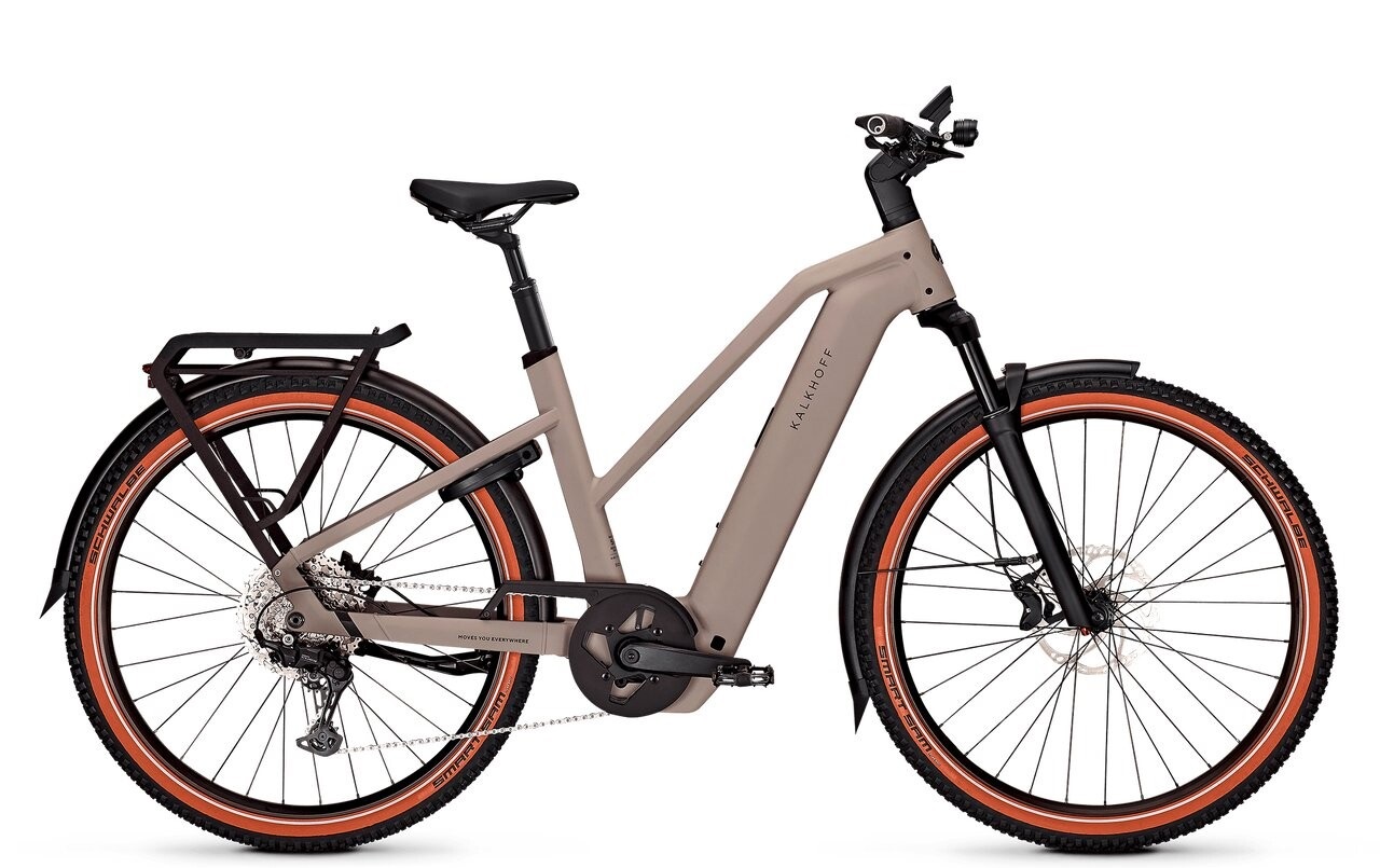 Kalhoff Entice 5+ Advance 800 Wh Damen Trapez grau 2026