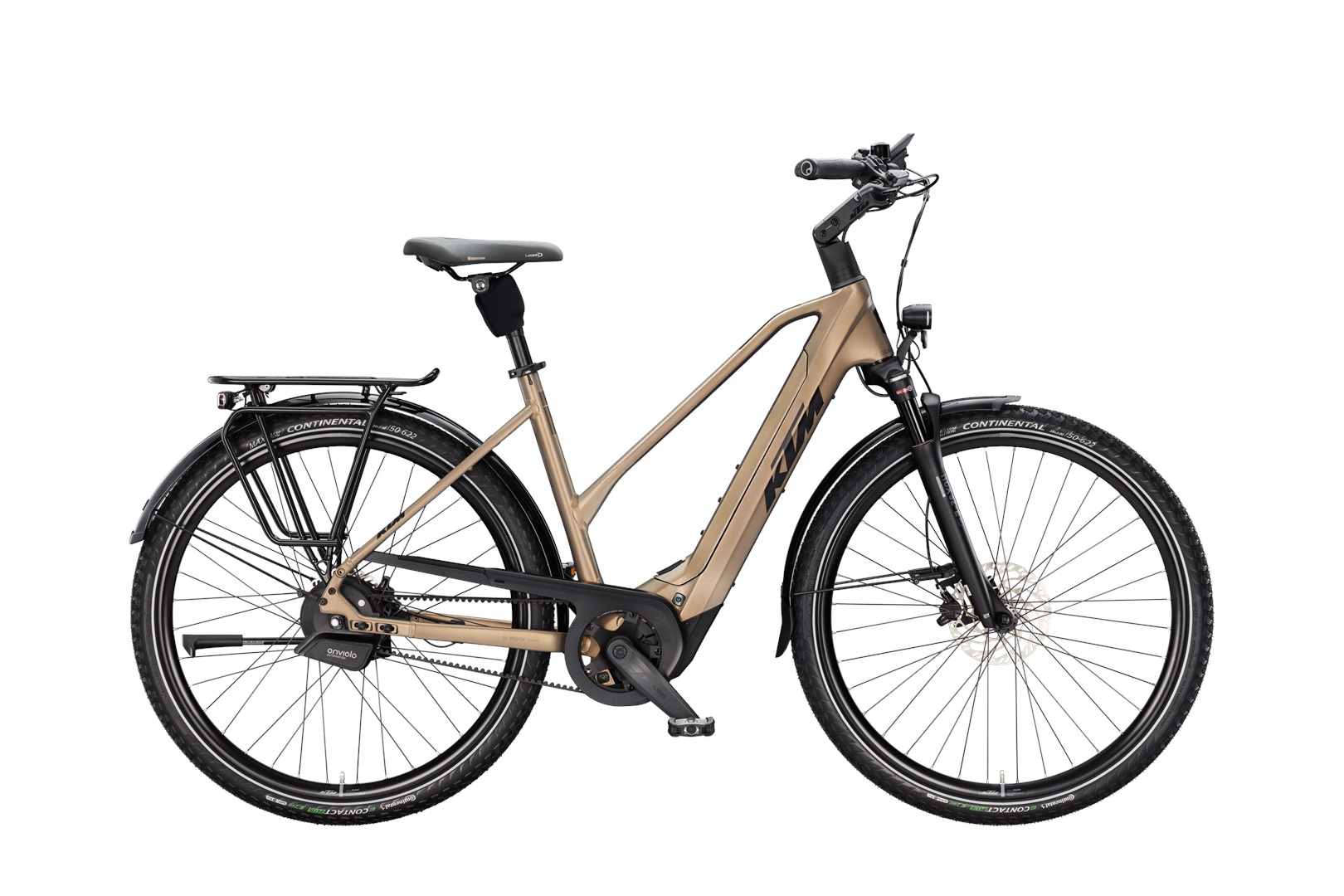 KTM Macina City 810 Belt 800 Wh Damen Trapez braun 2025