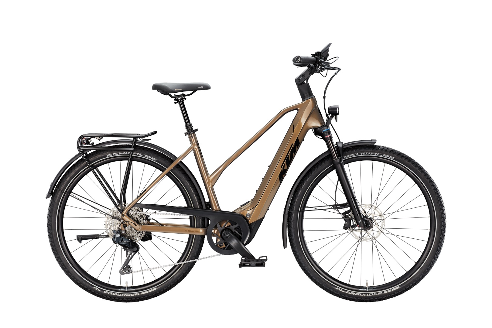 KTM Macina Gran 810 Di2 800 Wh Damen Trapez braun 2025