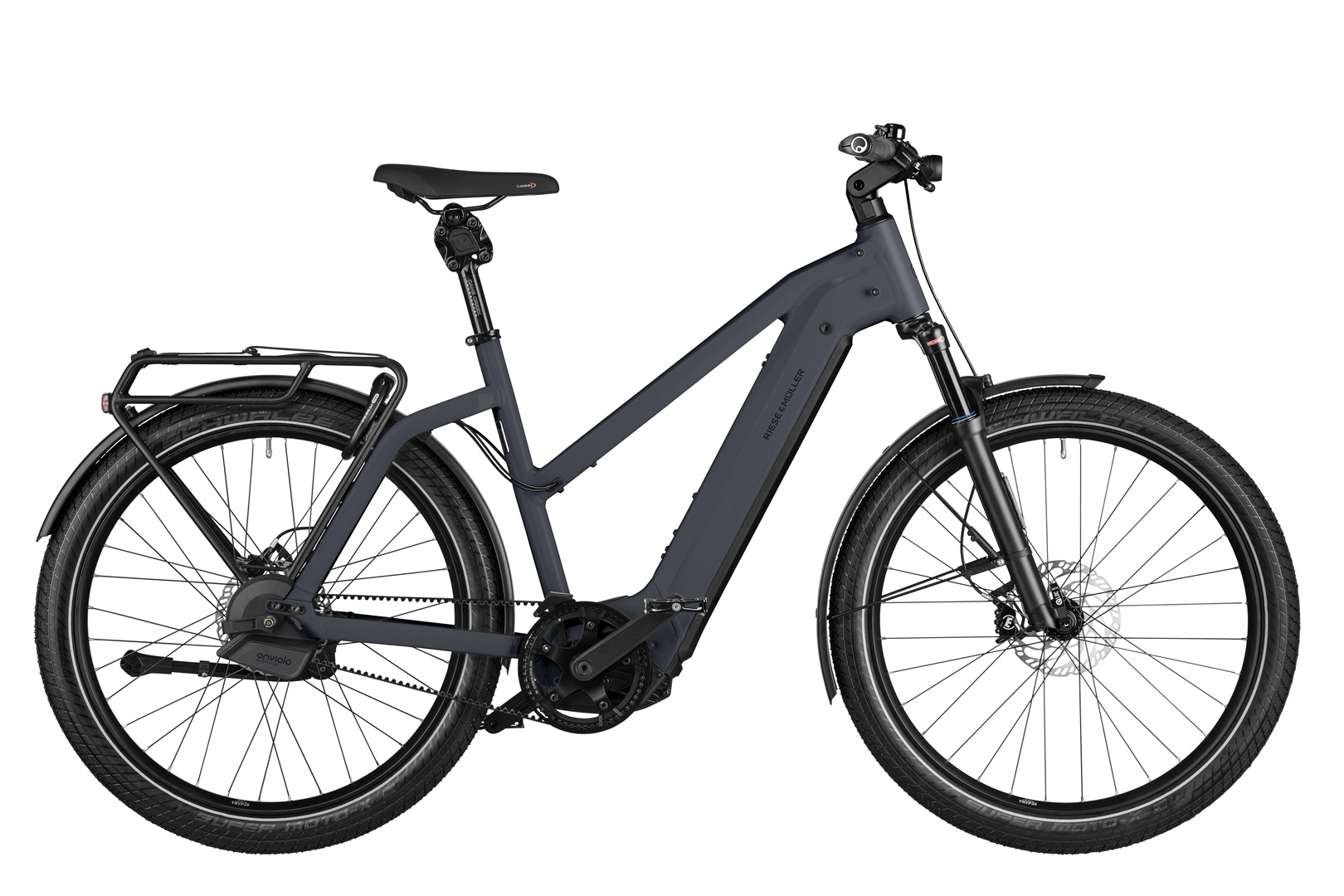 Riese & Müller Charger4 GT automatic 750 Wh Mixte blau