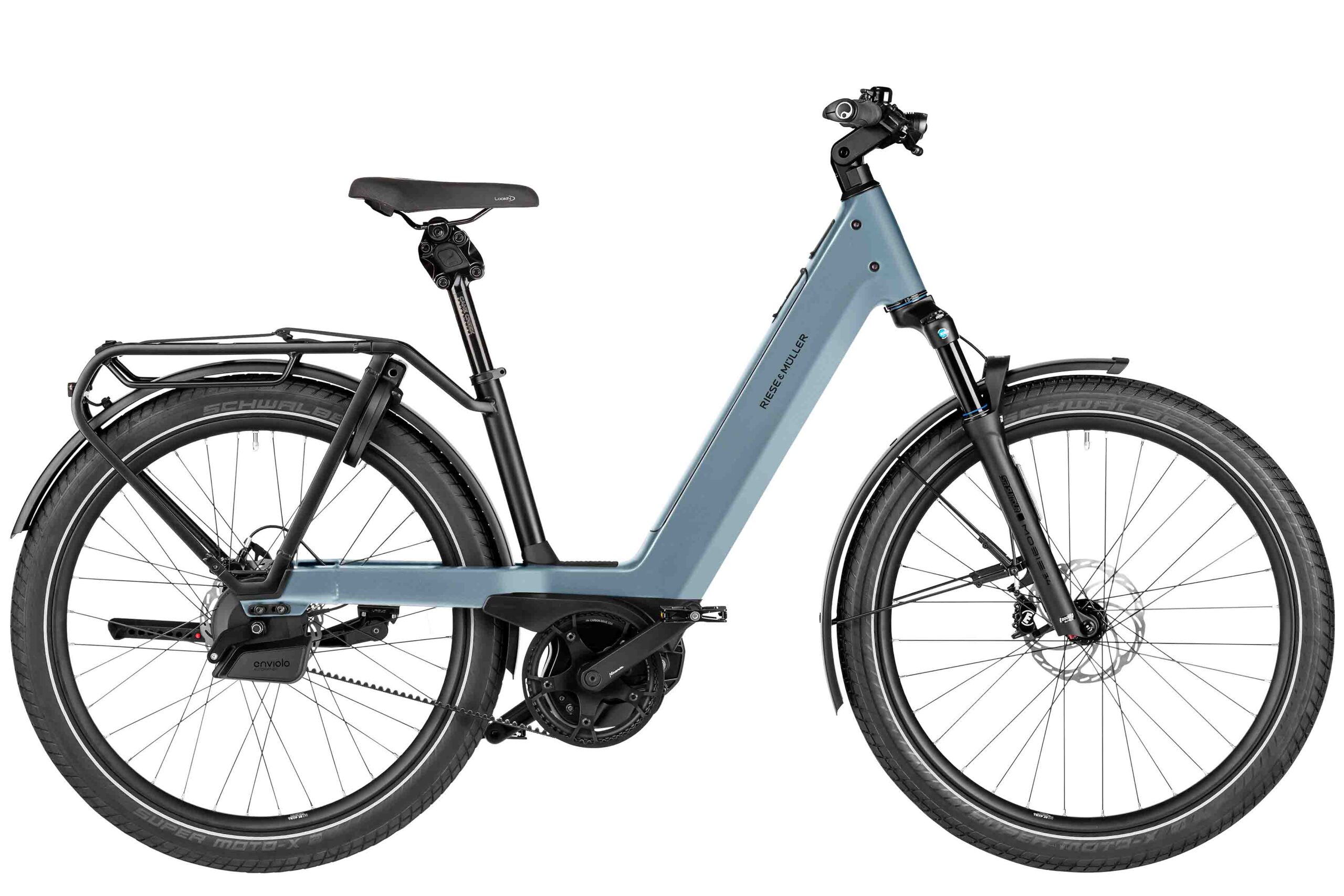 Riese & Müller Nevo5 automatic Comf Kit 800 Wh Damen blau 20