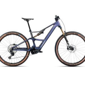 Orbea RISE SL M10 630W Tanzanite Carbon View - Carbon Raw 2025 M