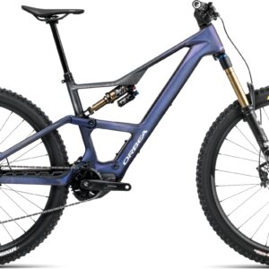 Orbea Rise LT M10 420Wh - 2025 - Tanzanite Carbon View - Carbon Raw (Matt) | XL