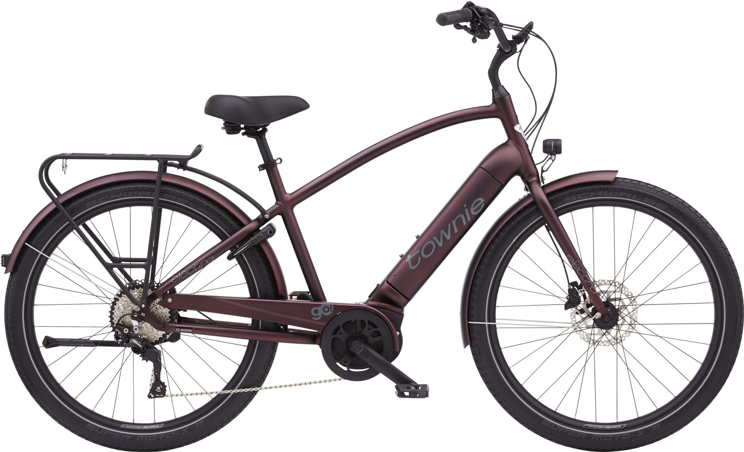 Electra Townie Path Go! 10D EQ Step-Over - 2025 - Matte Oxblood