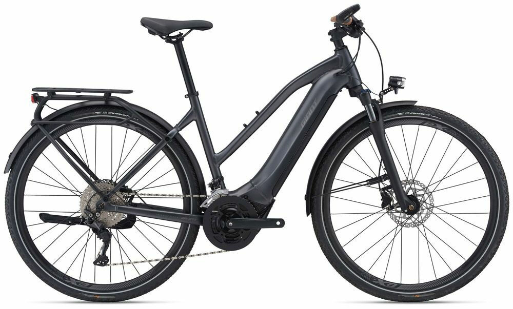 Giant EXPLORE E+ 1 STA [RC Dash] gunmetal black matt-gloss 28" 625 Wh Trapez