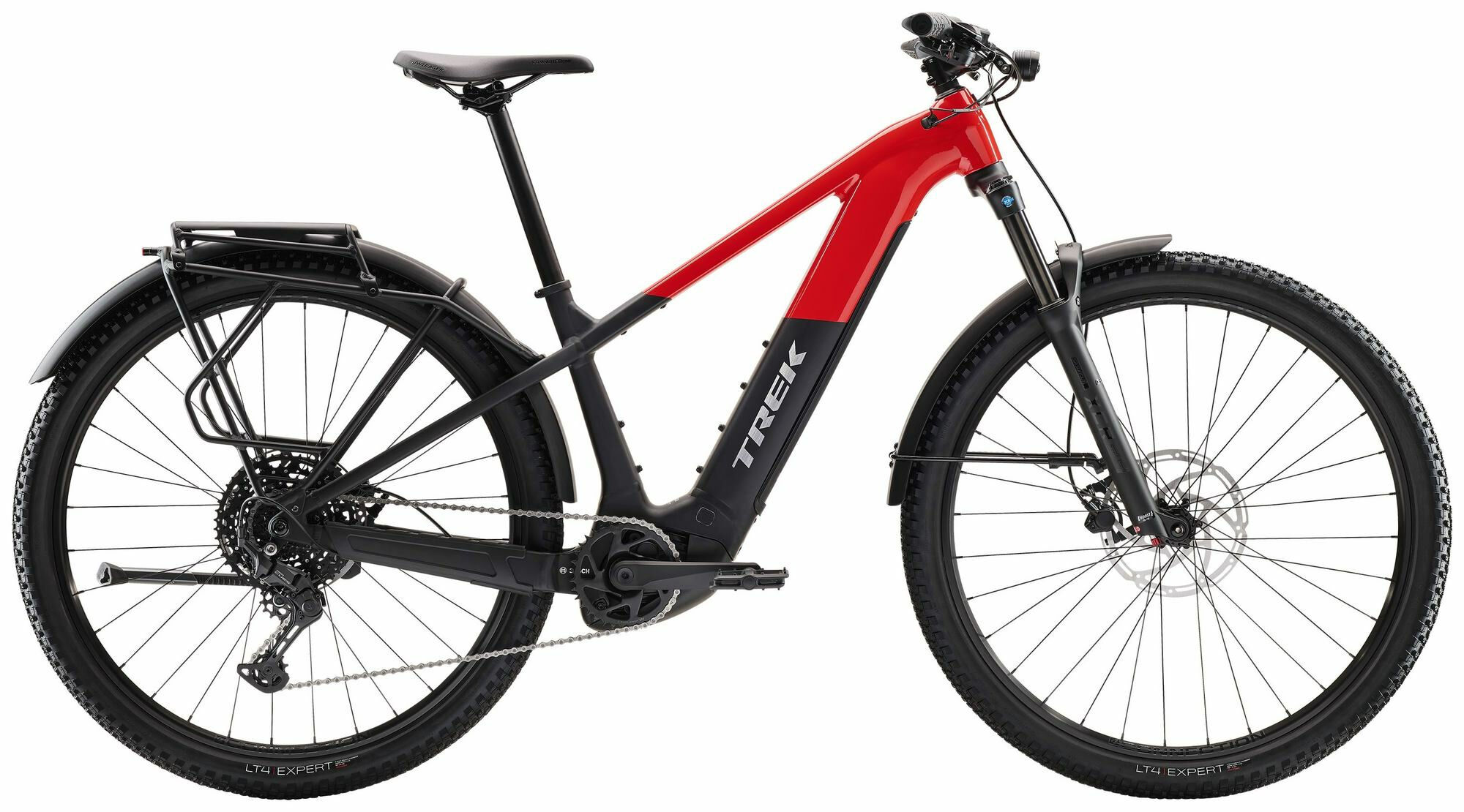 Trek POWERFLY+ 4 EQUIPPED GEN 5 Gloss Radioactive Red/Matte Dark Star 27;5" 600 ...