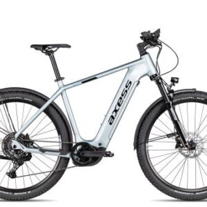 Axess Force PRO Allroad | misty silver matt/black/sky | 17 Zoll | E-Hardtail-Mountainbikes