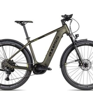 Axess Force PRO Allroad | olive matt/black/lime | 23 Zoll | E-Hardtail-Mountainbikes