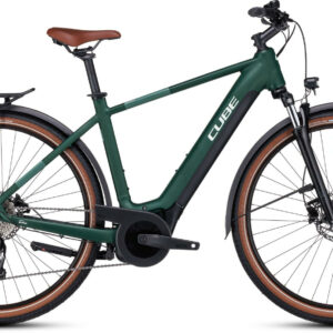 Cube TOURING HYBRID ONE 625 darkgreen´n´green 28" 625 Wh Diamant