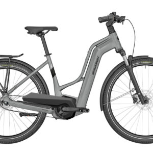 Bergamont E-HORIZON N5e FH BELT AMSTERDAM matt titanium silver 28" 500 Wh Wave