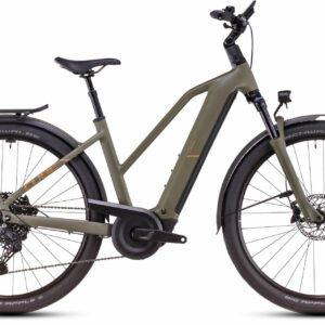 Cube KATHMANDU HYBRID PRO 800 dustyolive´n´gold 28" 800 Wh Trapez