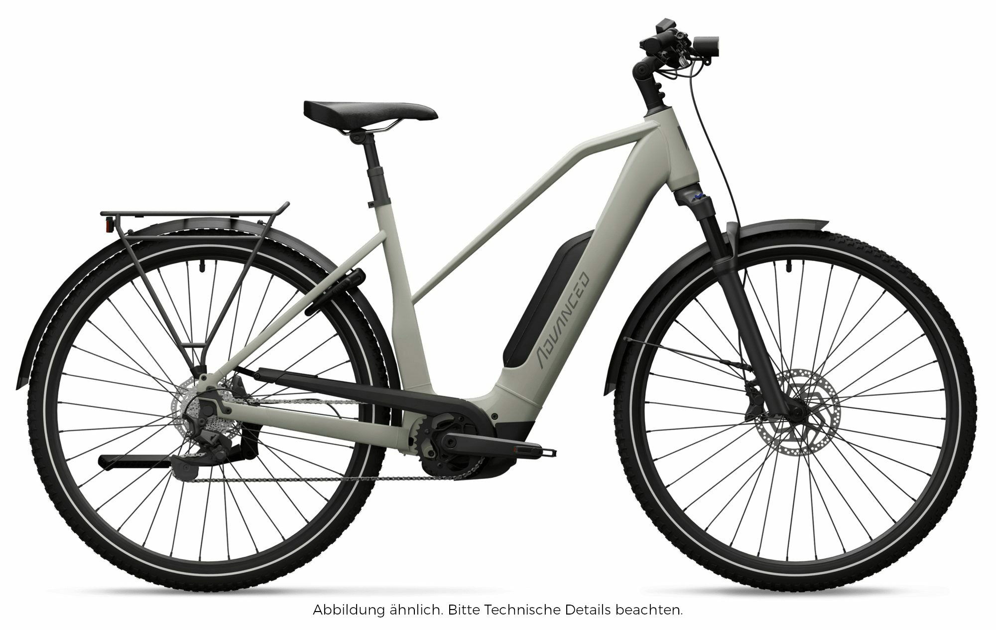 Advanced TREKKING PLUS MIXED 10 natural grey 28" 545 Wh Trapez