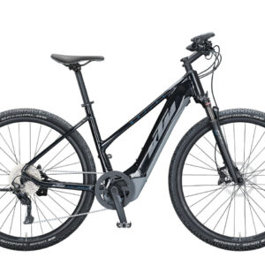 KTM MACINA CROSS 620 metallic black (grey blue) 28" 625 Wh Trapez