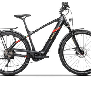 Malaguti Cortina TR 5.2 High | Trekking E-Bike | 29" | 750Wh Bosch CX | schwarz / rot Größe: 49 cm
