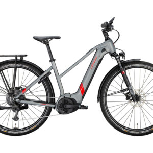 Conway Cairon T 2.0 625 Mid | Trekking E-Bike | 28" | 625Wh | Bosch | shadowgrey metallic matt / red metallic Größe: 42 cm