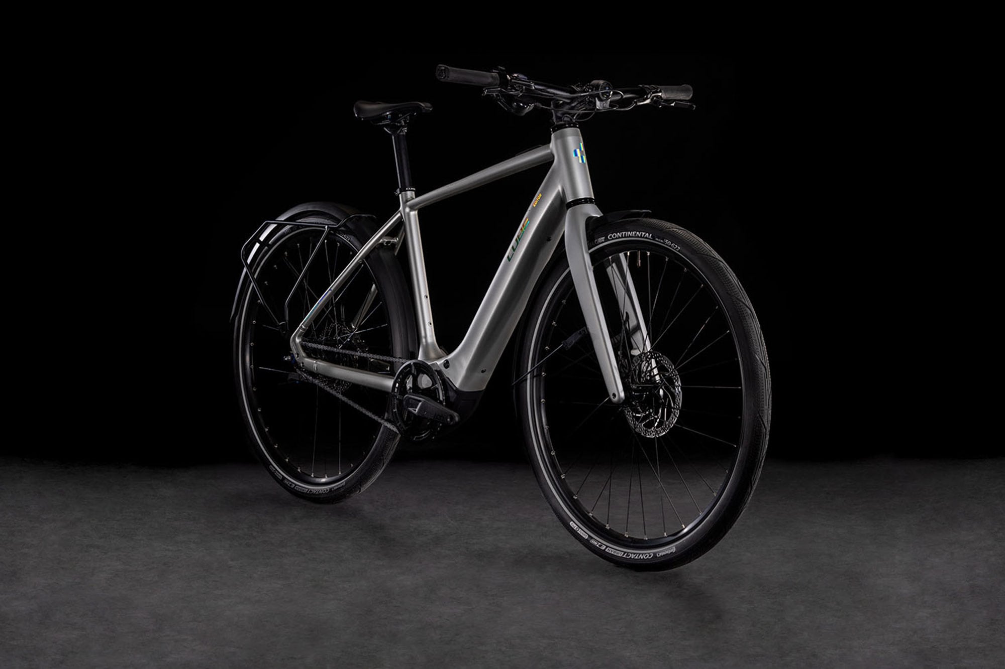 Cube Editor Hybrid SLX FE 400X 2025 | sleekgrey´n´spectral | 50 cm | E-Cityräder – Bild 2