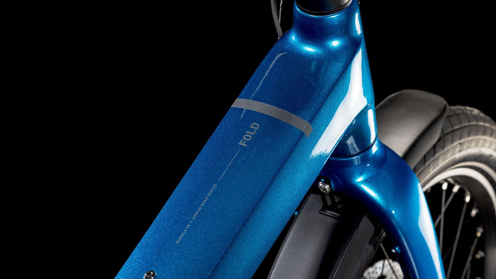 Cube Fold Hybrid Comfort 500 2025 | electricblue´n´reflex | unisize | Falträder – Bild 2