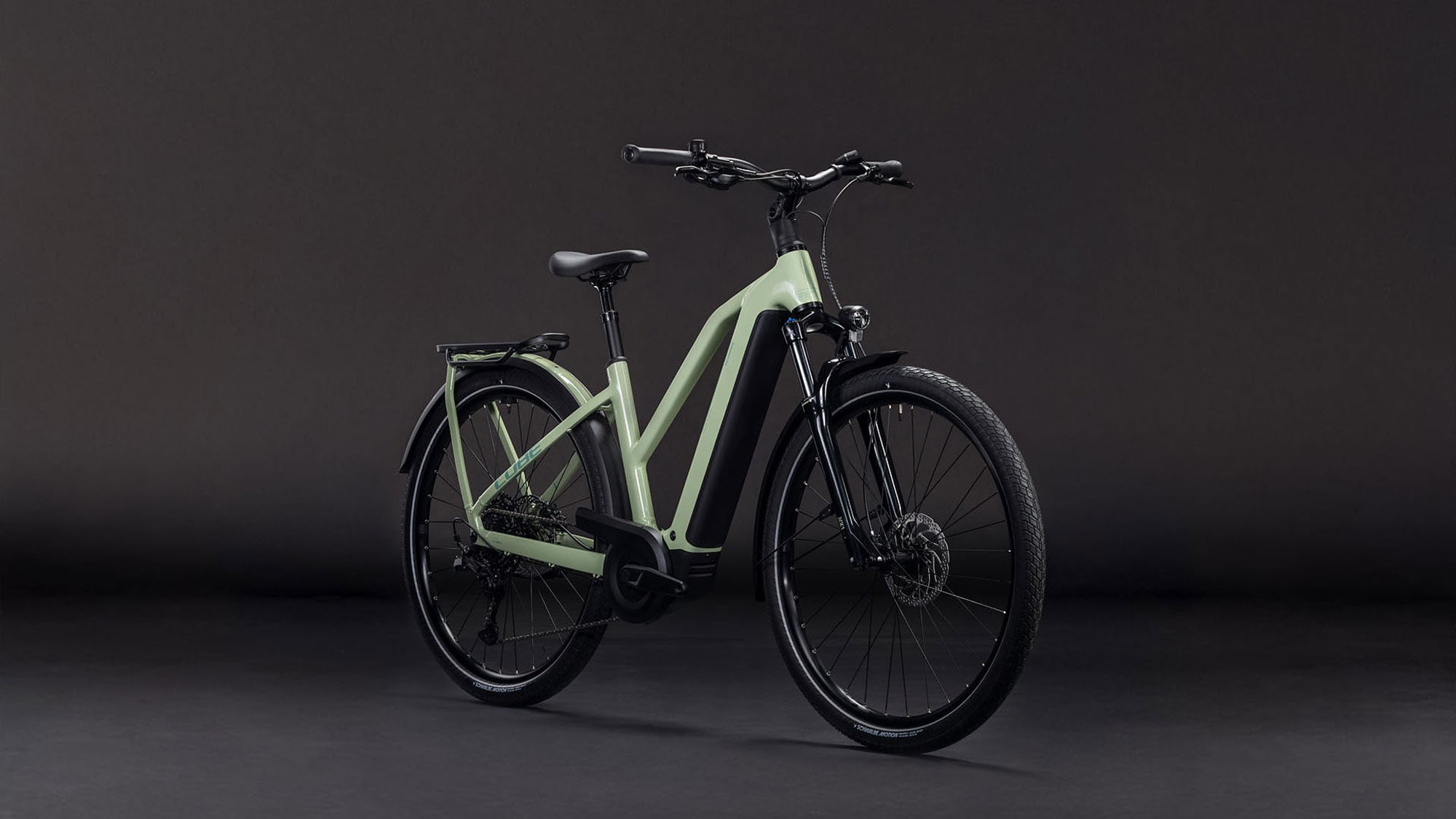 Cube Kathmandu Hybrid ONE 800 Trapez 2026 | pea´n´green | 46 cm | E-Trekkingräder – Bild 2