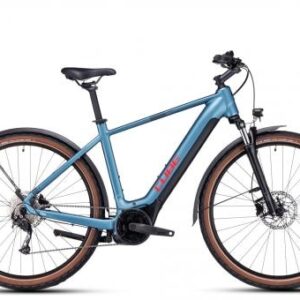 Cube Nuride Hybrid Performance 625 Allroad | metalblue´n´red | M | E-Trekkingräder