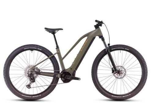 Cube Reaction Hybrid PRO 800 Trapez 2025 | dustyolive´n´gold | XL | E-Hardtail-Mountainbikes