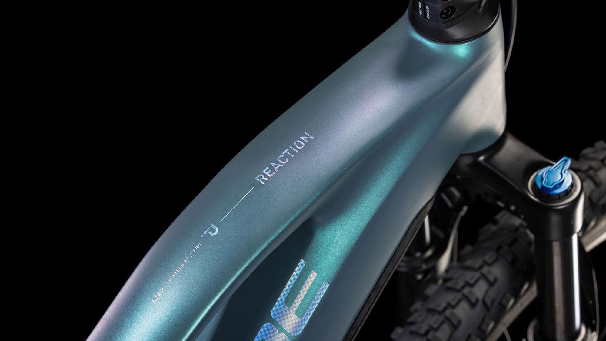 Cube Reaction Hybrid PRO 800 Trapez 2025 | smaragdgrey´n´prism | XL | E-Hardtail-Mountainbikes – Bild 2