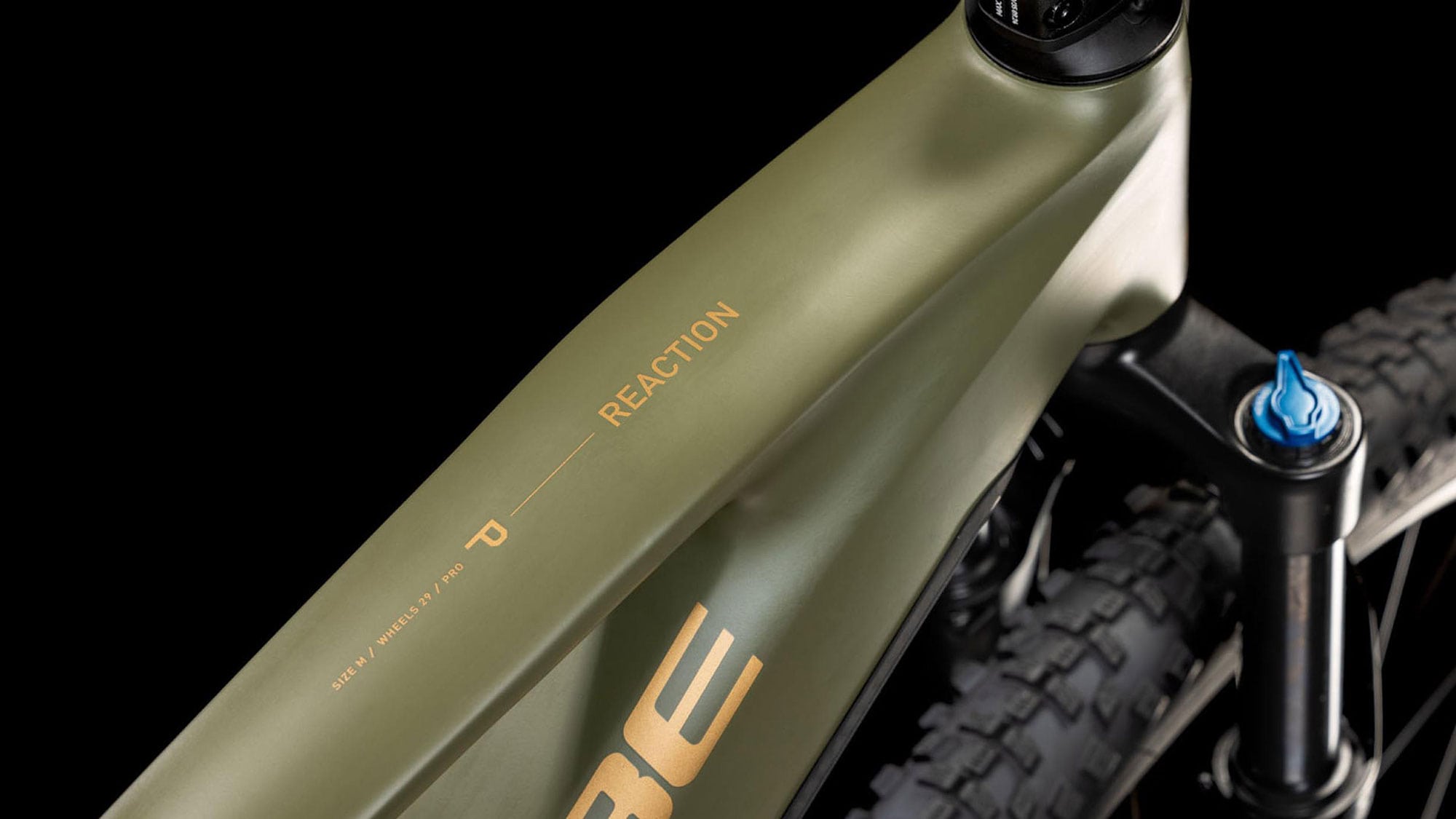 Cube Reaction Hybrid PRO 800 2025 | dustyolive´n´gold | XXL | E-Hardtail-Mountainbikes – Bild 2