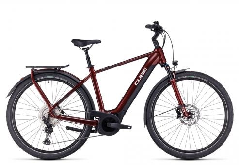 Cube Touring Hybrid EXC 625 | red´n´white | 50 cm | E-Trekkingräder