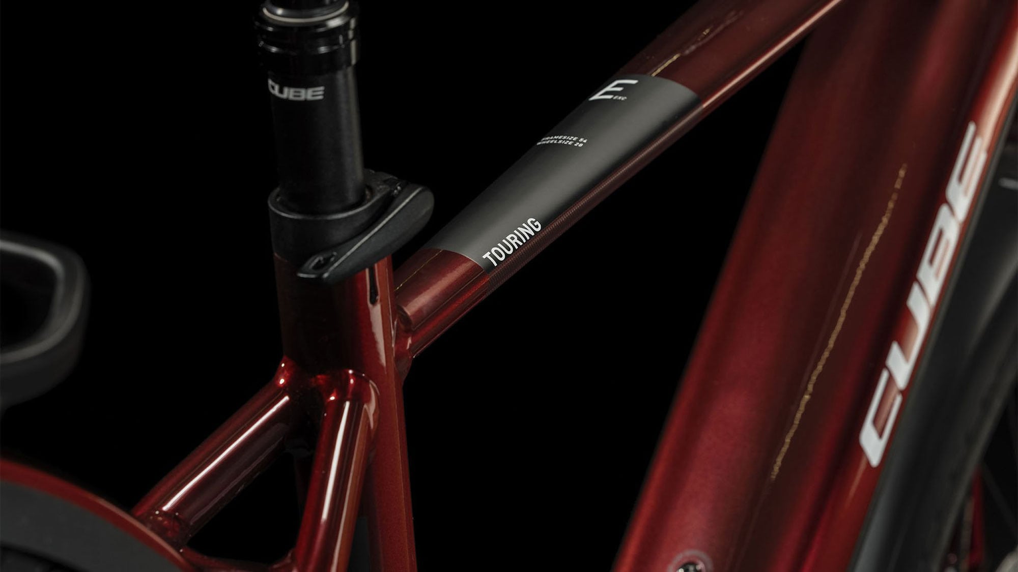 Cube Touring Hybrid EXC 625 | red´n´white | 50 cm | E-Trekkingräder – Bild 2