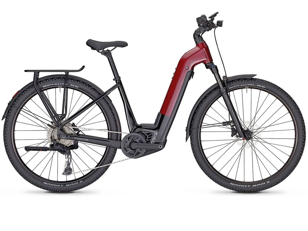Focus Aventura² 6.8 Wave Trekking E-Bike (29" | 625Wh | mahagonirot glänzend / magicblack glänzend) Größe: 40 cm