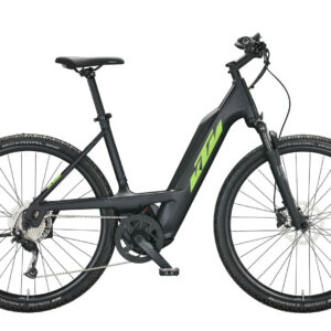 KTM MACINA CROSS 510 black matt (green+grey) 28" 500 Wh Wave