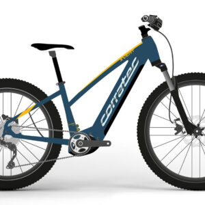 Corratec E-POWER X VERT RACE TRAPEZ Blau/Mango 29"/27;5" 625 Wh Trapez