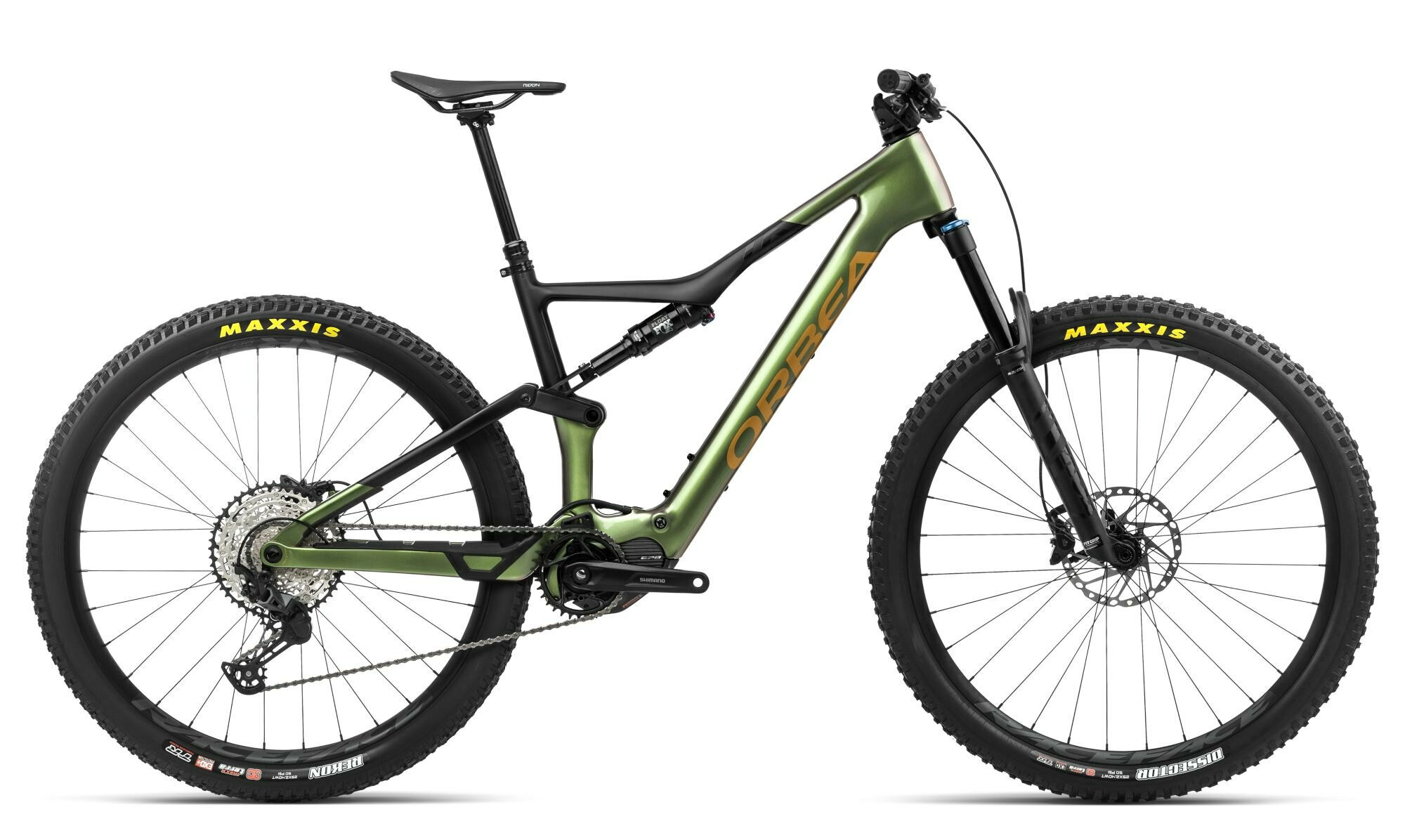 Orbea RISE M20 Chameleon Goblin Green (Gloss)-Black (Matt) 29" 360 Wh Diamant