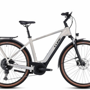 Cube TOURING HYBRID PRO 625 pearlysilver´n´black 28" 625 Wh Diamant